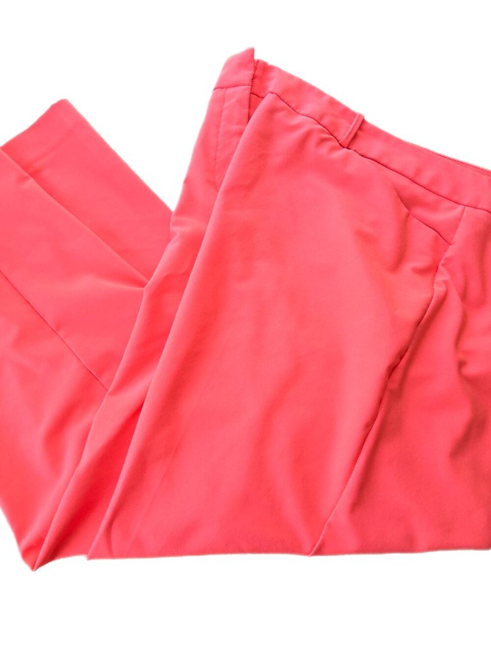 Worthington Woman 18W Bright Orange Polyester Front Pockets Slacks Pants